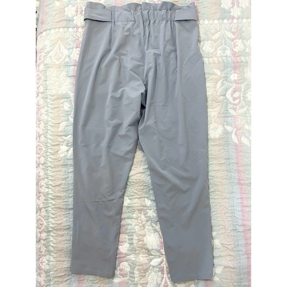 Jade & Ivory Gray Casual Tie Waist Pants - Picture 5 of 5